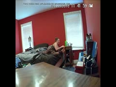 A secret camera records a naughty, mature woman who can't stop masturbating.